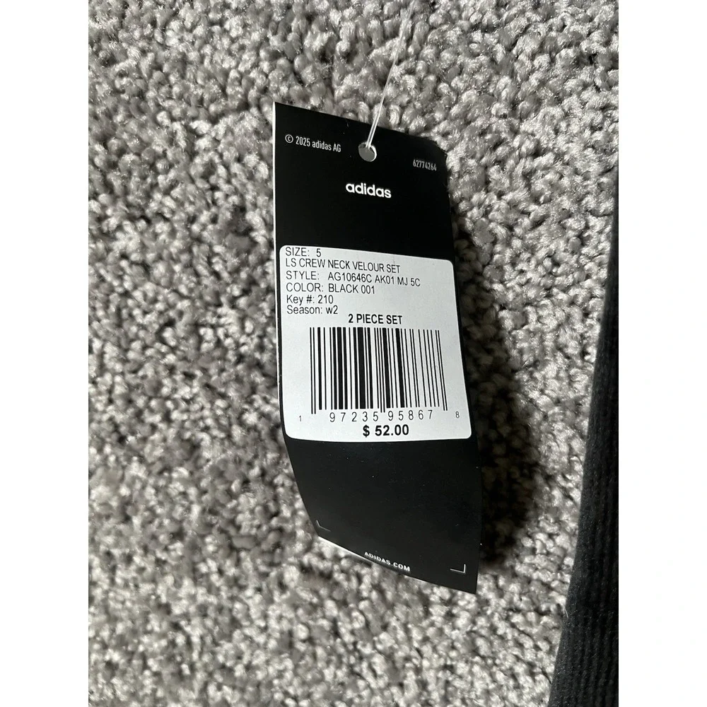 adidas crew neck set